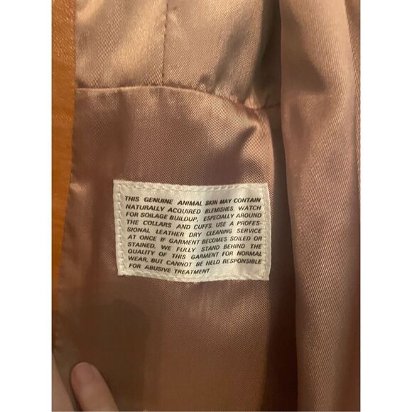 Karen Stilton Vintage Leather Jacket *see notes for sizing info* - Picture 6 of 11
